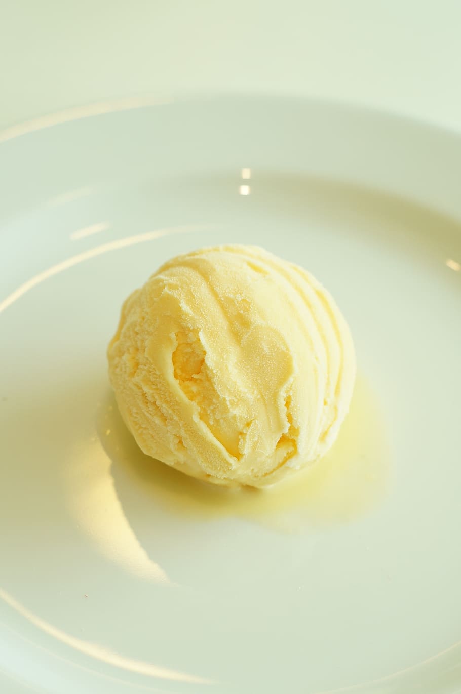 vanilla ice cream, desert, sweet food, food and drink, dessert HD wallpaper