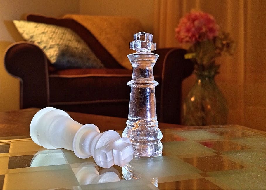 two clear glass rook chess pieces, game, strategy, play, competition HD wallpaper