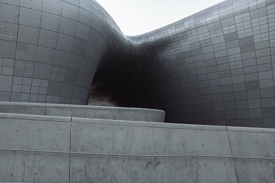 gray concrete building at daytime, architecture, infrastructure HD wallpaper
