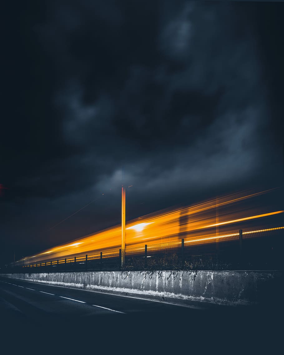 Grafixart_photo - instagram : @grafixart_photo, road during night-time HD wallpaper