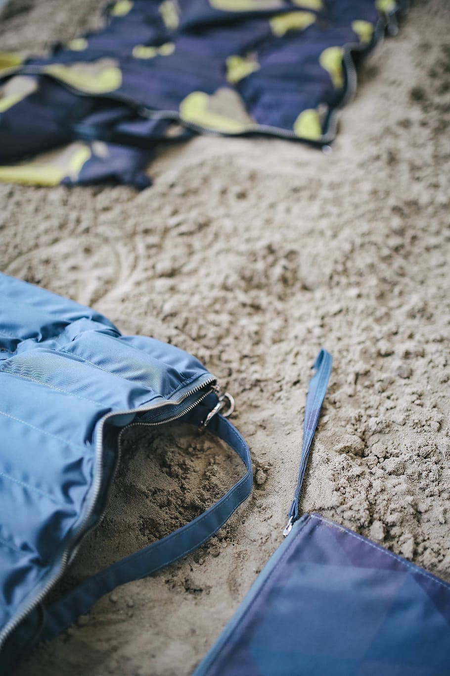 Various things in the beach sand, outdoors, items, no People HD wallpaper