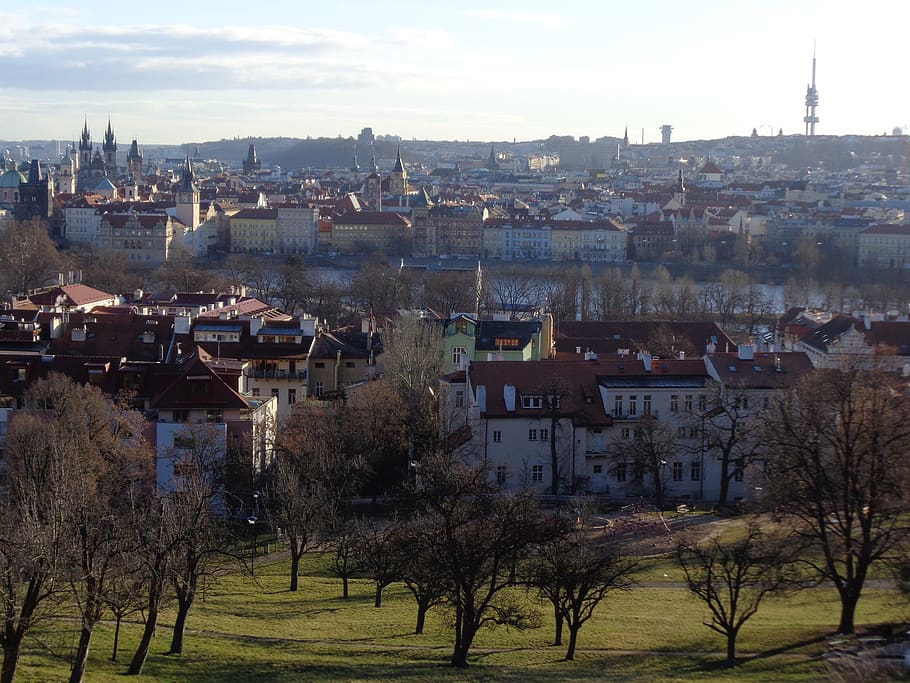 prague, panorama, old town, building exterior, architecture HD wallpaper