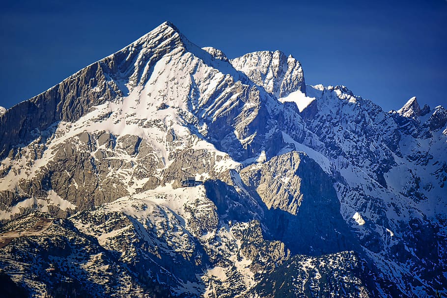 snow, mountain, panorama, mountain summit, nature, massif, rock HD wallpaper