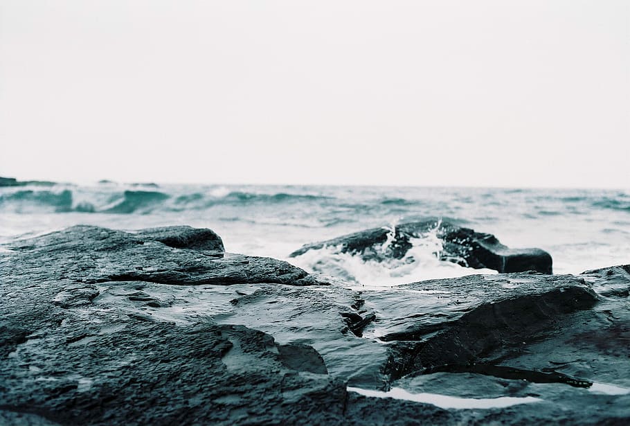 time lapse photography of body of water, body of water photography HD wallpaper
