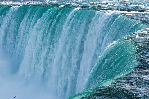 Niagara, untitled, waterfall, falls, blue, motion, sea, beauty in nature HD wallpaper