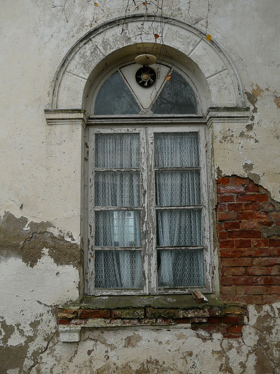 window, old, bricks, architecture, vintage, grunge, glass, dirty HD wallpaper