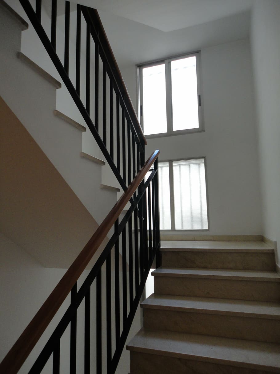 ladder, railing, window step, structure, staircase, steps and staircases HD wallpaper