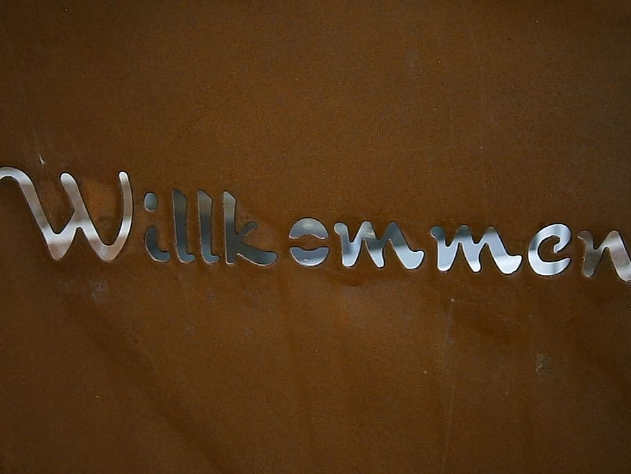 welcome, lettering, punched out, shield, translucent, transparent HD wallpaper