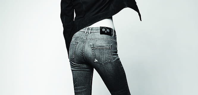 person wearing denim bottoms, person in denim jeans, backside HD wallpaper