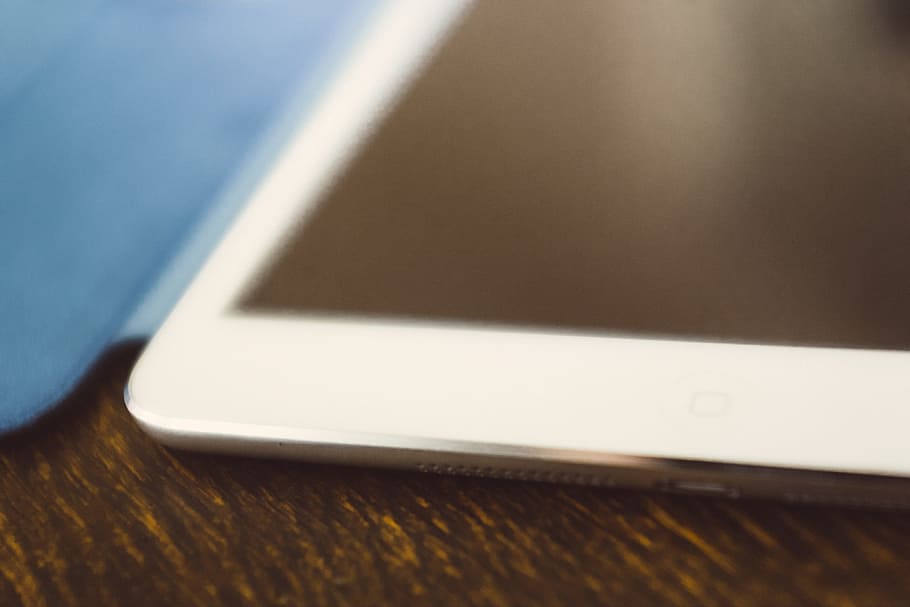 iPad blurry close up, objects, technology, digital Tablet, touch Screen HD wallpaper