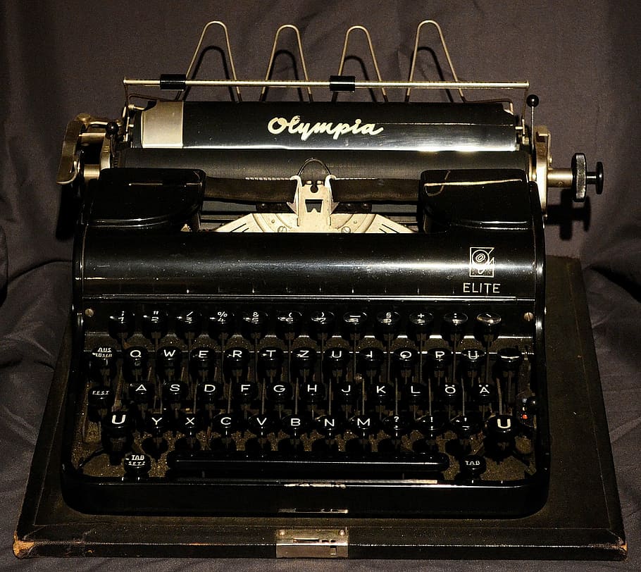 typewriter, antique, old, old typewriter, letters, historically HD wallpaper