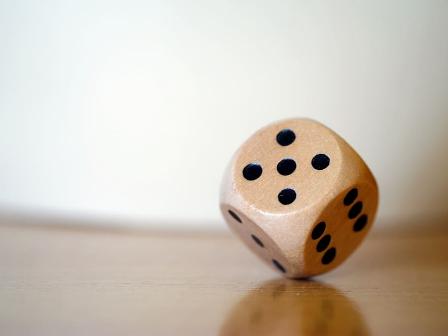 cube, balance, numbers, indoors, luck, relaxation, dice, opportunity HD wallpaper