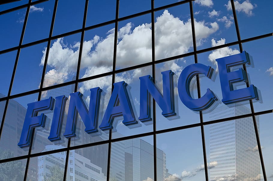 Finance building, facade, mirroring, home, advertising, bank HD wallpaper