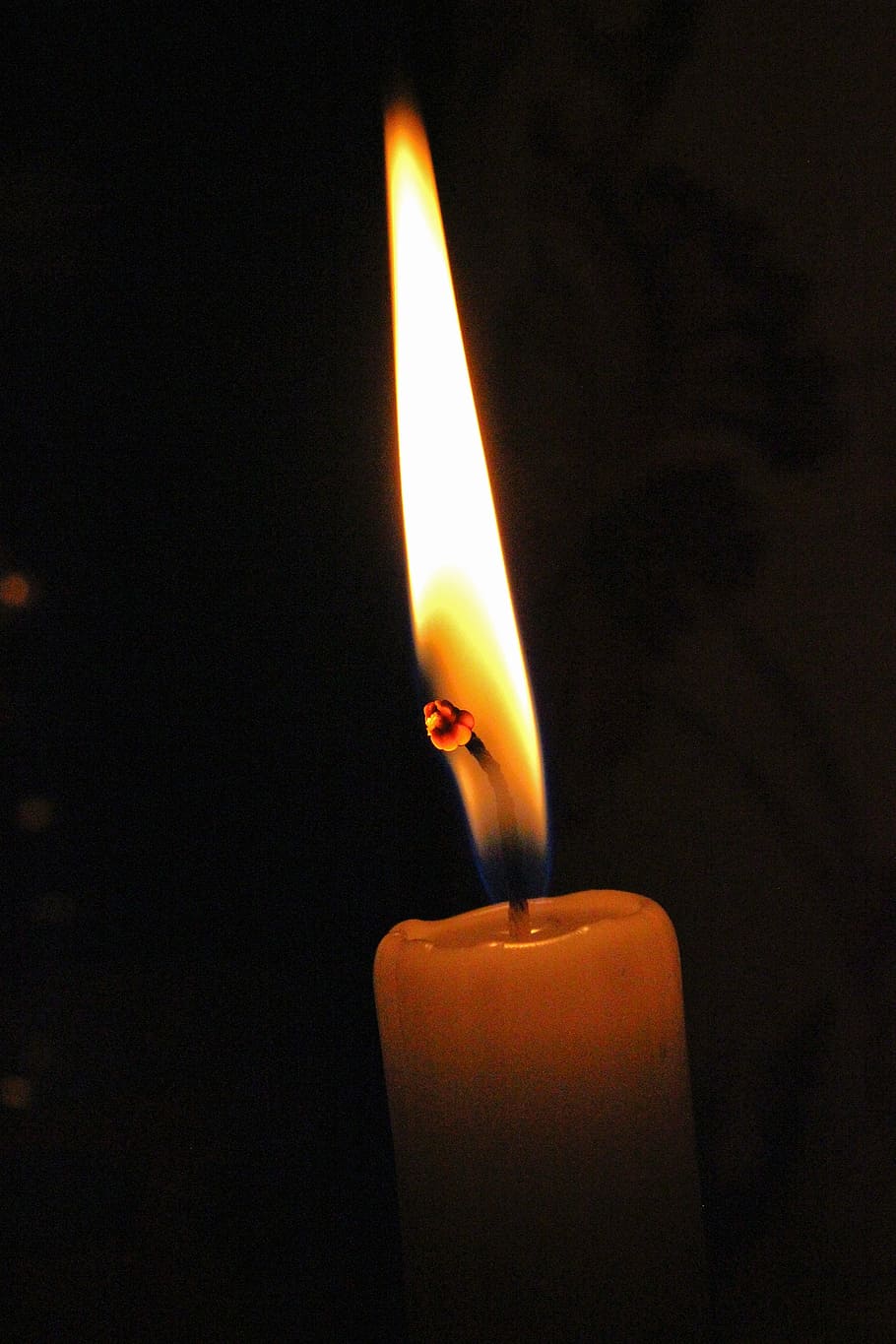 candle, light, night, flame, fire, burning, heat - temperature HD wallpaper