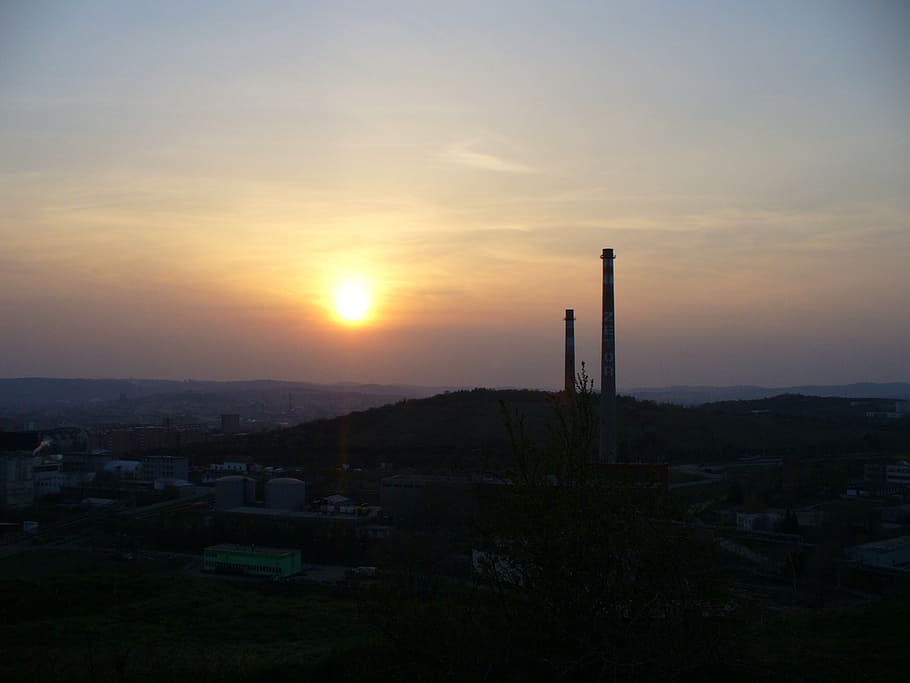 dawn, sun, sunset, sky, architecture, built structure, building exterior HD wallpaper