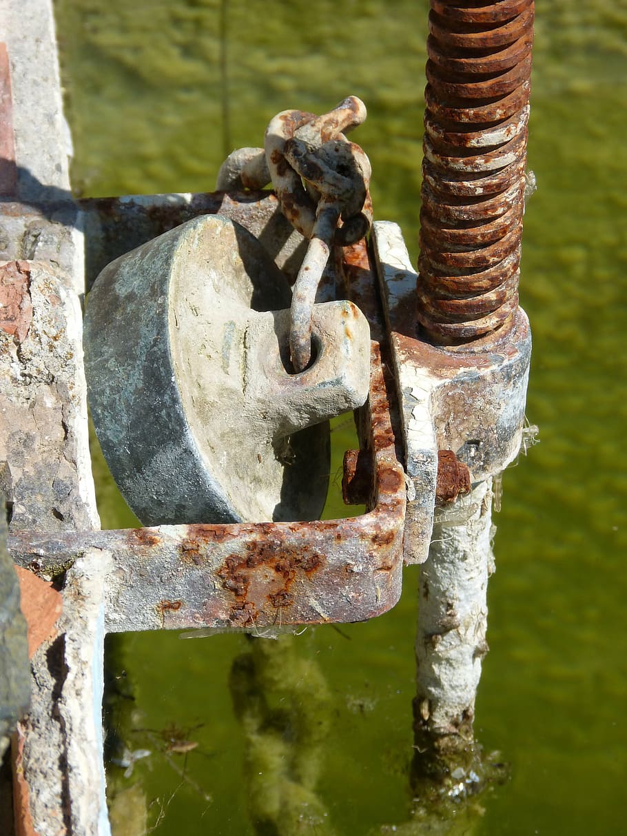 raft, cap, mechanism, old, tap bassa, metal, rusty, day, focus on foreground HD wallpaper