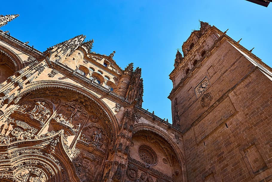 spain, salamanca, historically, building, architecture, cathedral HD wallpaper
