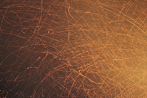 steel wool photography, sparks, fire, light, red, yellow, backgrounds HD wallpaper