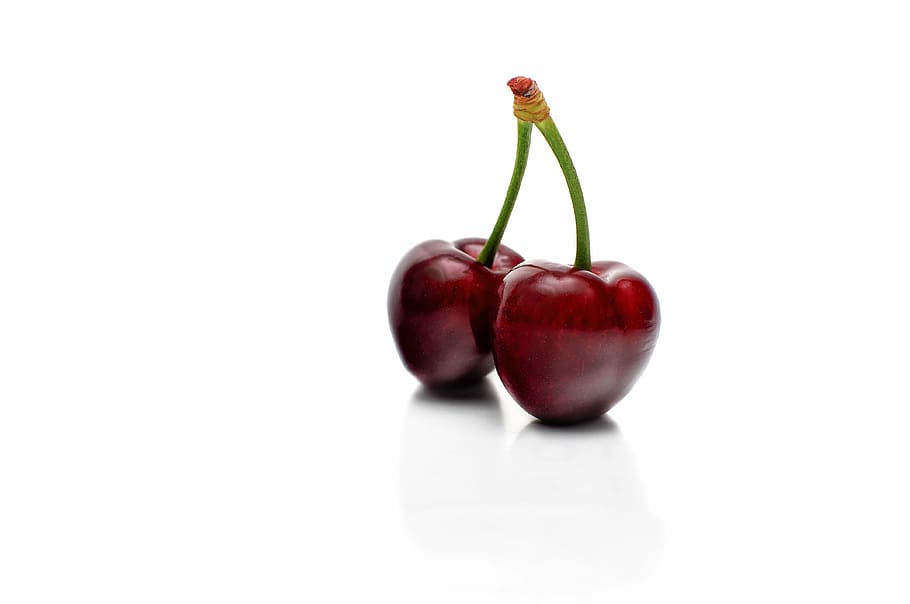 red cherry fruits, delicious, food, healthy eating, food and drink HD wallpaper