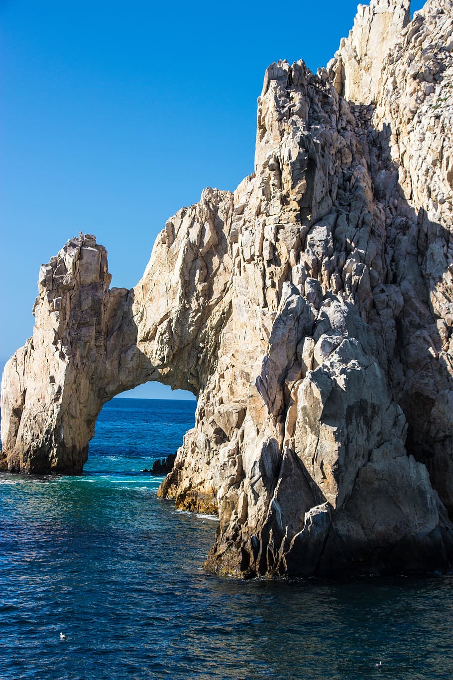 Rock, Landmark, Cabo San Lucas, arch, mexico, ocean, landscape, HD wallpaper