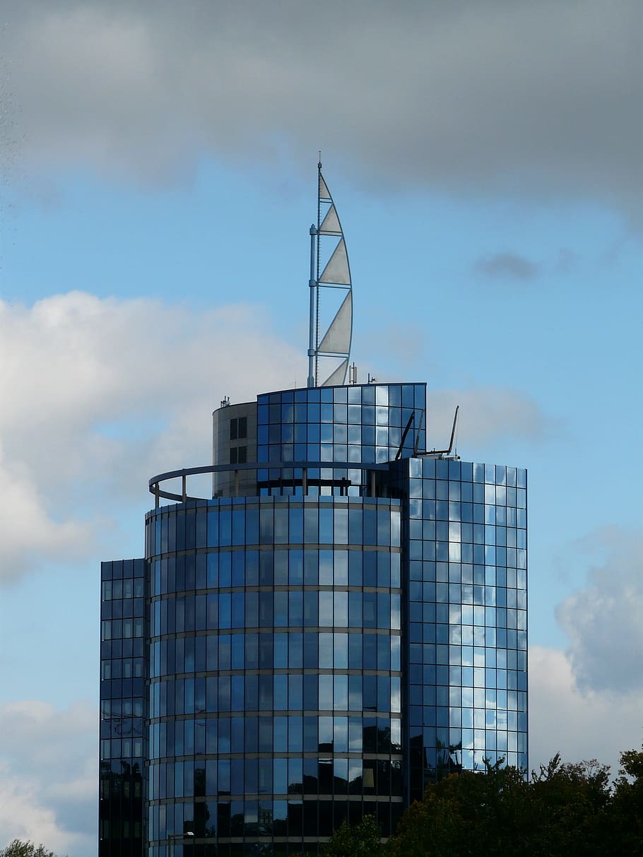 Bülow, Tower, Skyscraper, Stuttgart, bülow tower, landmark HD wallpaper