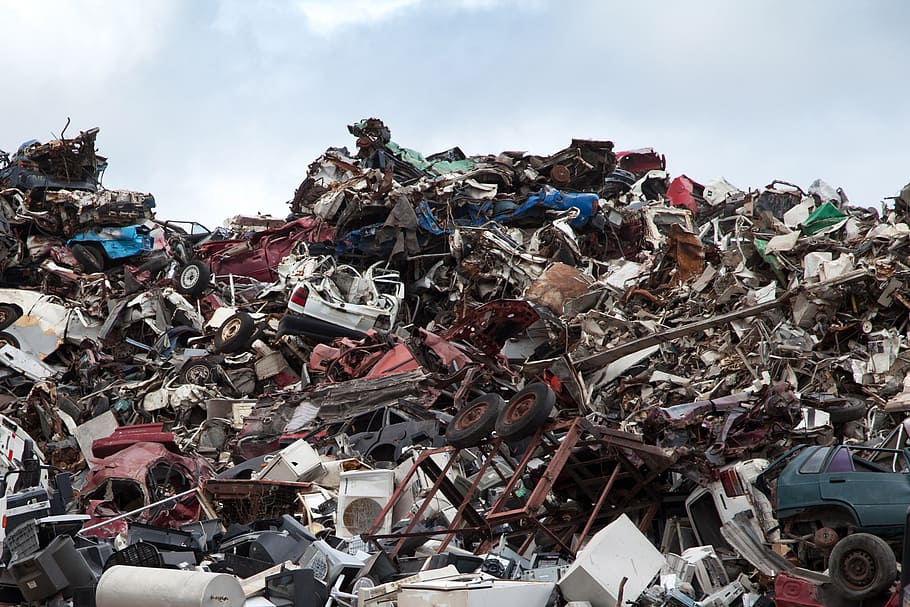 junk cars lot, scrapyard, recycling, dump, garbage, metal, scrap yard, HD wallpaper