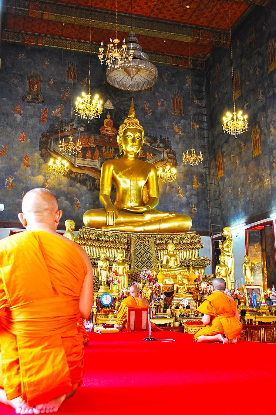 พระ, wat sa ket, in bot, belief, religion, place of worship HD wallpaper