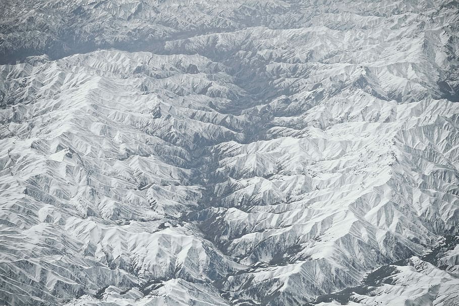 glacier mountains painting, untitled, snow, landscape, wilderness HD wallpaper