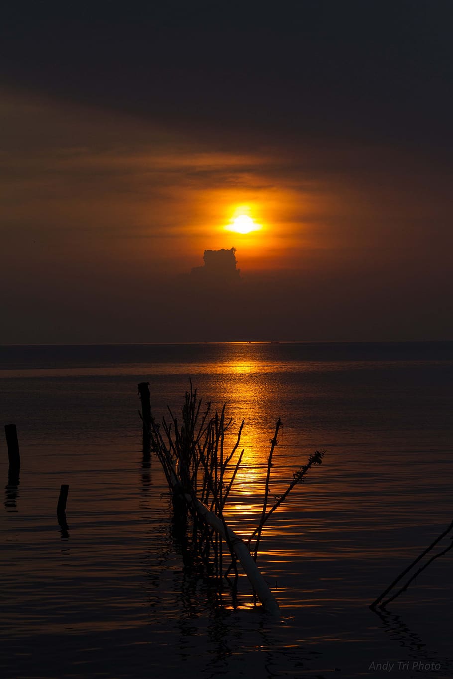 sunset, water, sky, beauty in nature, scenics - nature, tranquil scene HD wallpaper