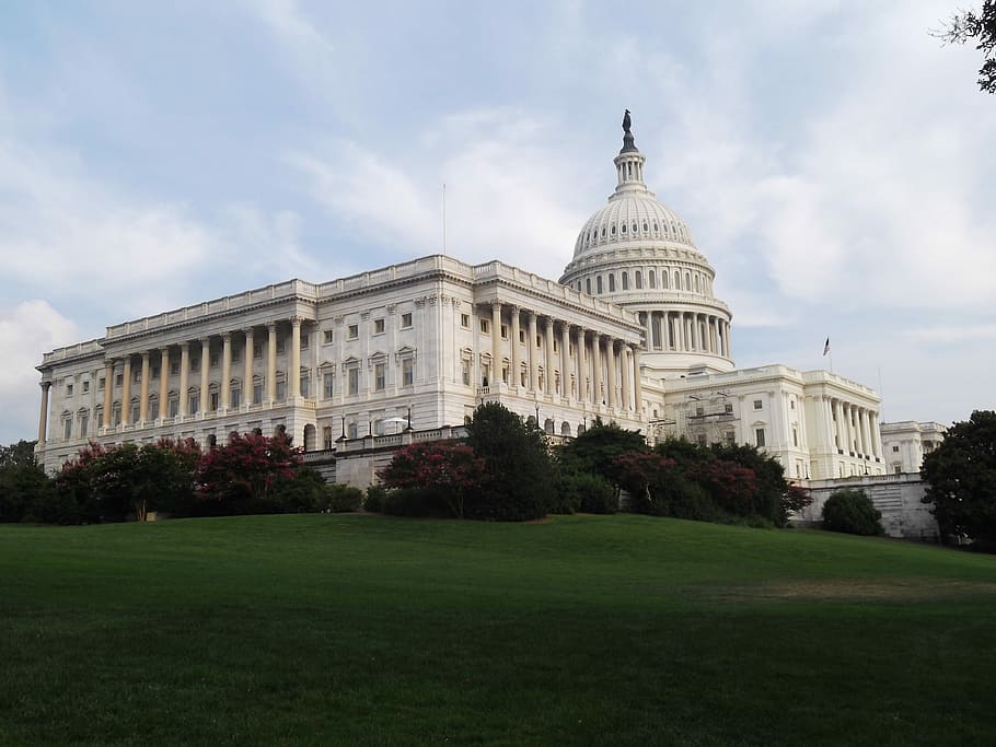 Capitol Hill at daytime, Washington, Capitol, Government, America HD wallpaper