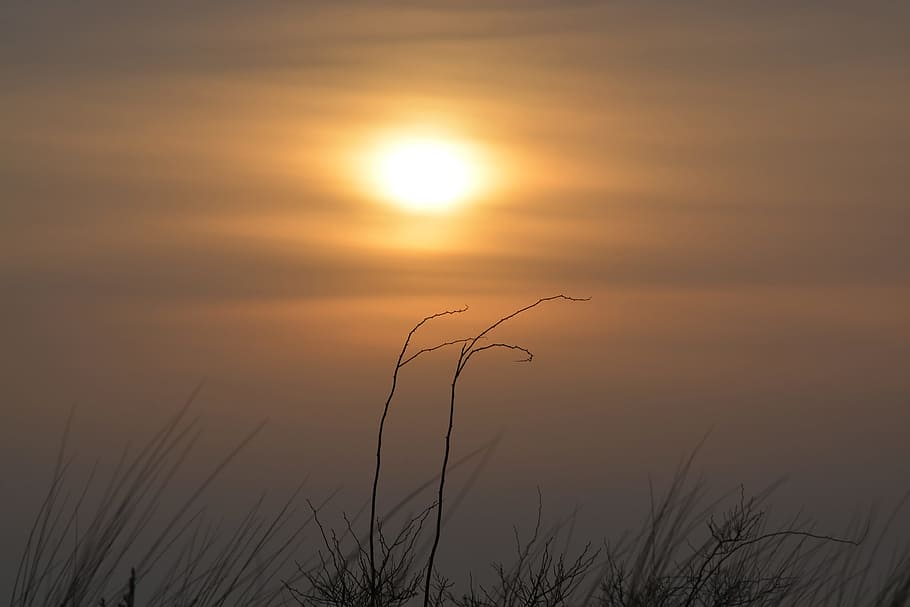 sunset, dawn, landscape, sky, light, cloud, dusk, nature, beauty in nature HD wallpaper