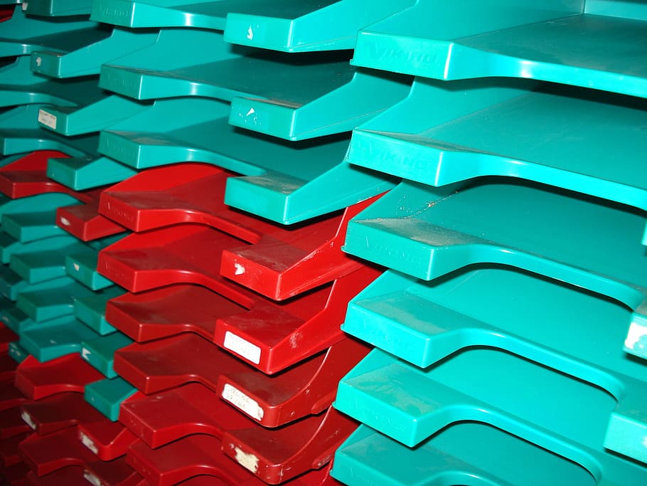 File, Drop, Boxes, Office, drop boxes, office supplies, in a row HD wallpaper
