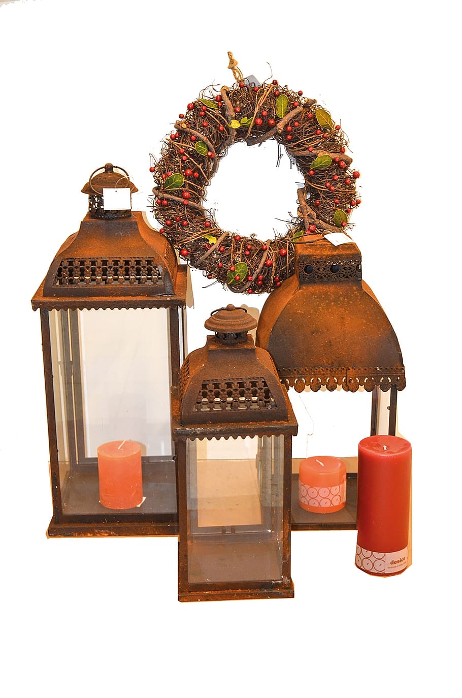 lantern, christmas, rust, candle, atmosphere, decoration, light HD wallpaper