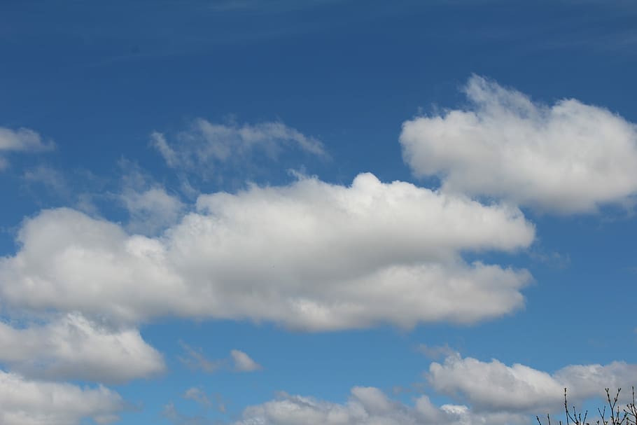 Clouds, Sky, Blue, White, clouds sky, blue sky clouds, cloudscape HD wallpaper
