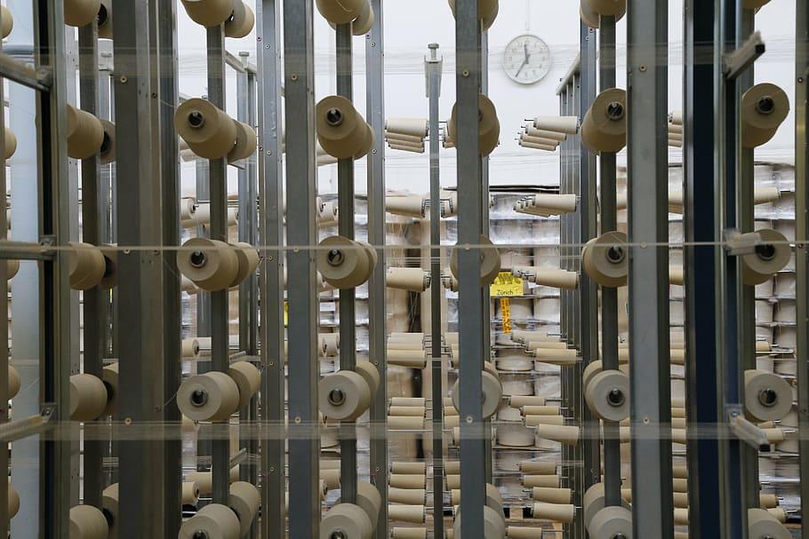 weaving, textiles, fabric, canvas, factory, industry, metal HD wallpaper