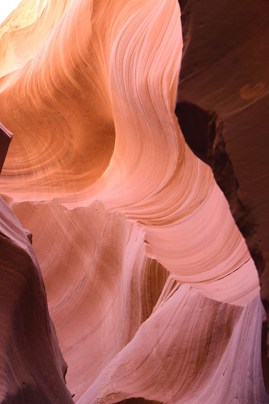antelope, waves, canyon, sandstone, rock formation, rock - object HD wallpaper