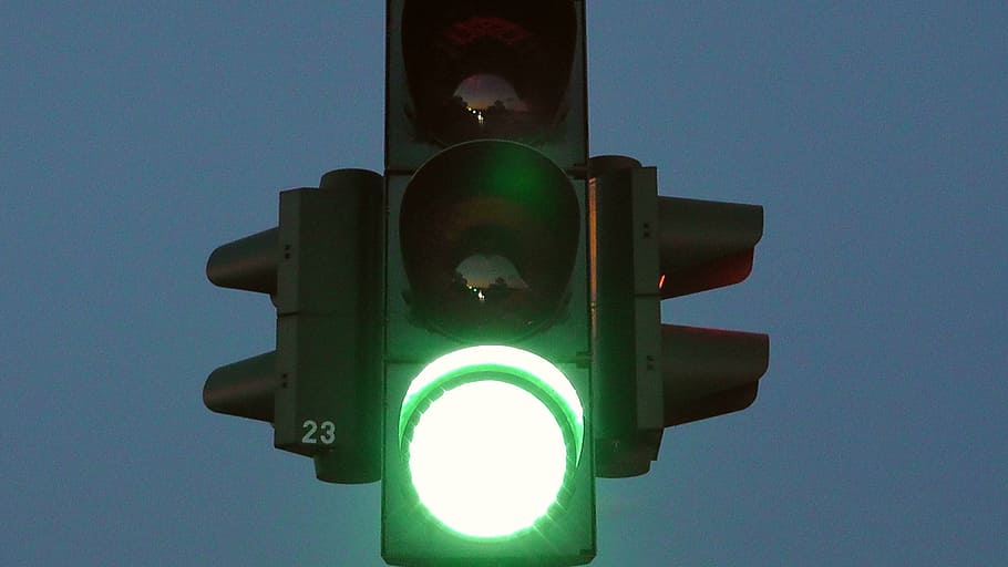 black traffic light clip art, traffic lights, green, road, signal lamp, HD wallpaper