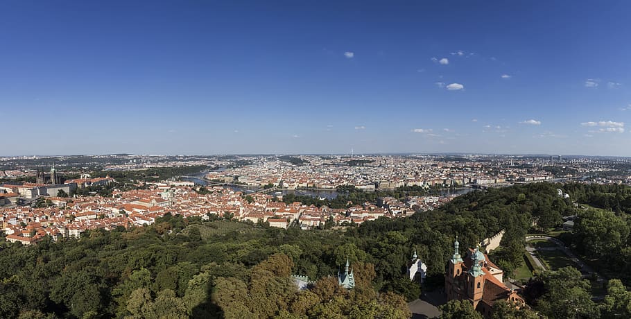 prague, czech republic, panoramic, architecture, building exterior HD wallpaper
