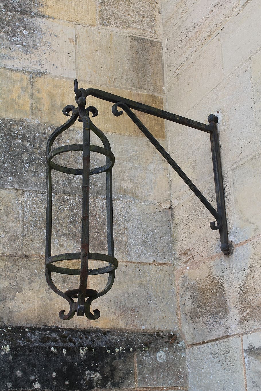 ironwork, lantern, wall - building feature, metal, no people HD wallpaper