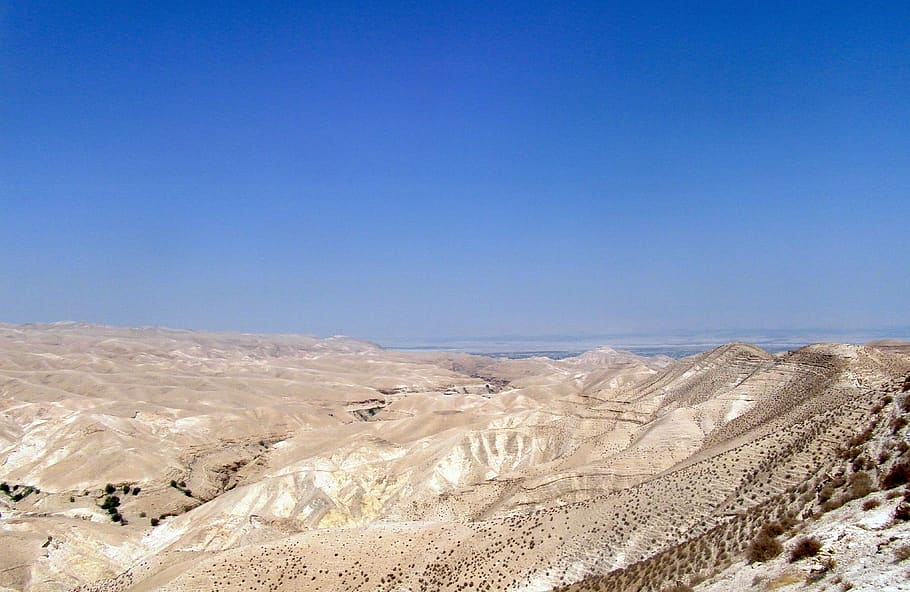 desert, sky, landscape, blue, scenics - nature, environment HD wallpaper