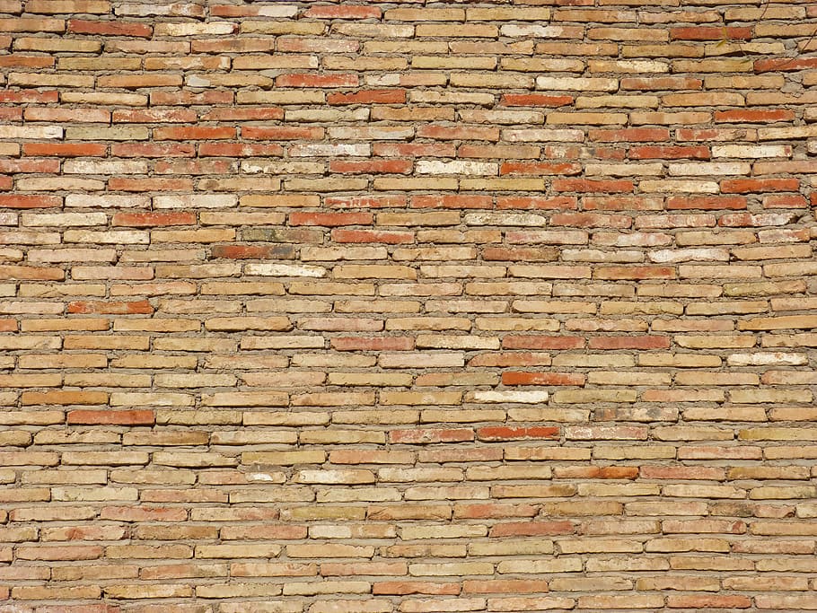 brown brick wall, bricks, background, texture, backgrounds HD wallpaper