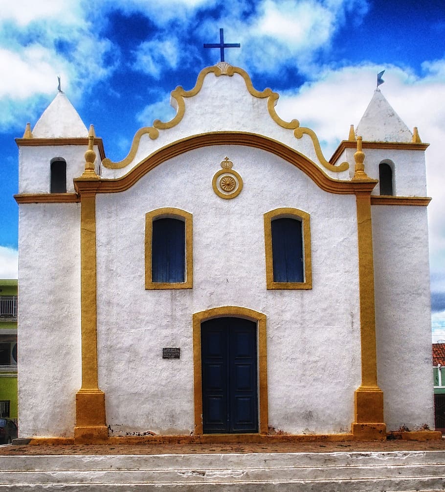 church, building, sky, clouds, architecture, faith, religion HD wallpaper