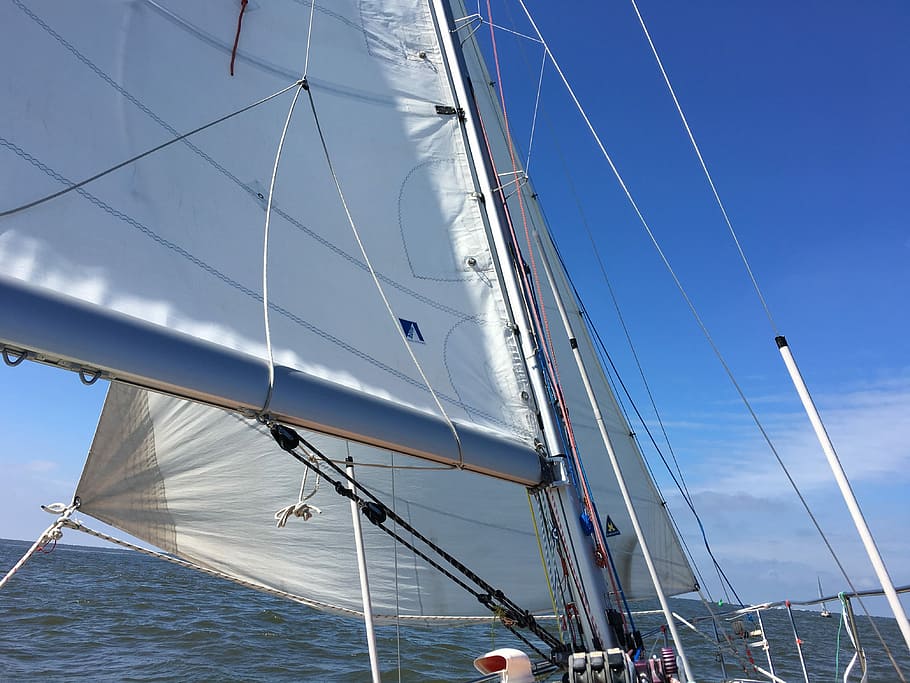 Sail, Boot, rigging, nautical vessel, sailboat, sailing ship HD wallpaper