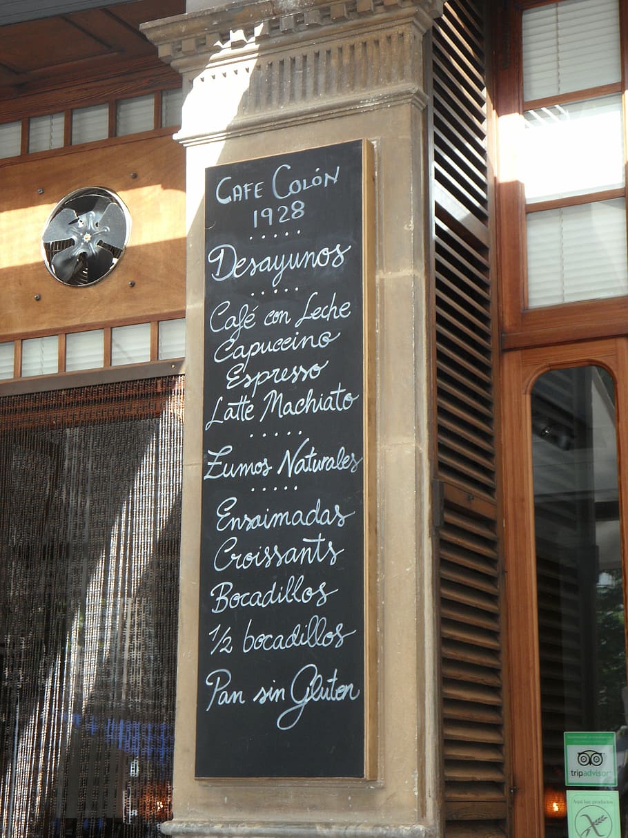 board, cafe, pub, map, written, chalk, blackboard, menu, bar HD wallpaper