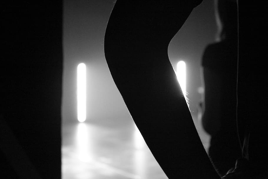 grayscale photography of person's elbow, voltage, stage, occur HD wallpaper