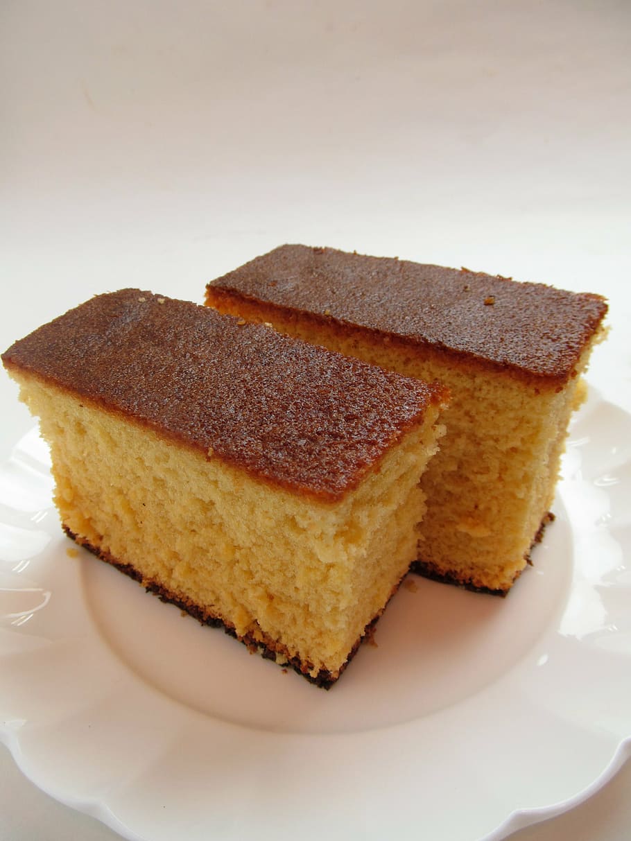baked breads, sponge cake, suites, sweet, dessert, sugar, delicious HD wallpaper