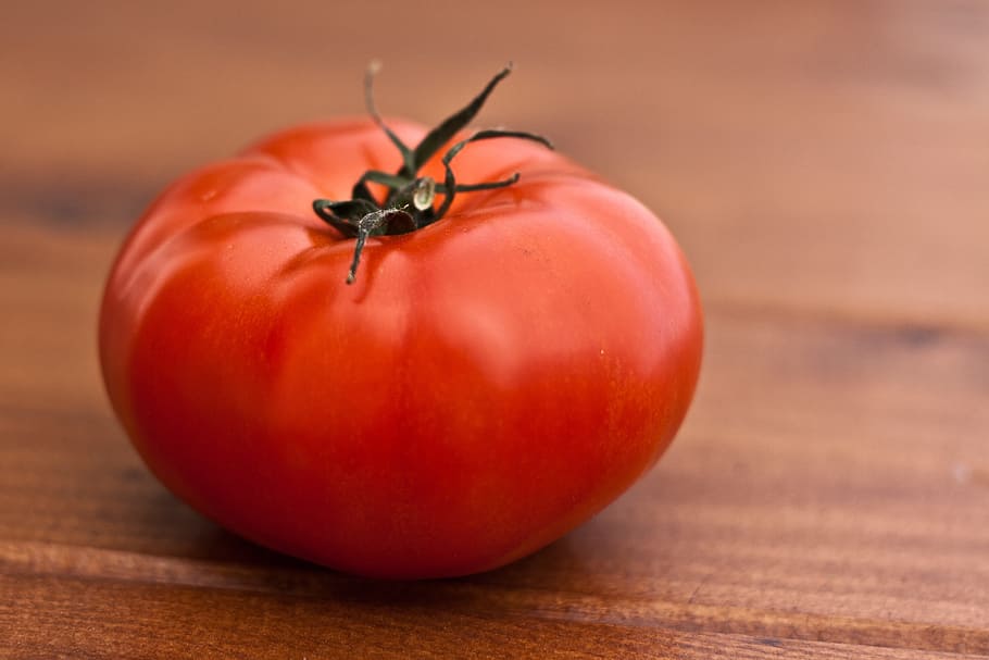close up photo of ripe tomato, red, vegetable, food, food and drink HD wallpaper