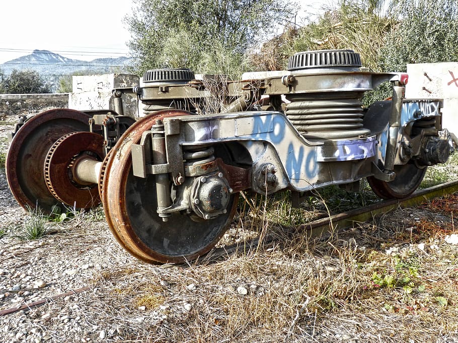 boje, train, railway, axis, wheels, abandoned, mode of transportation HD wallpaper