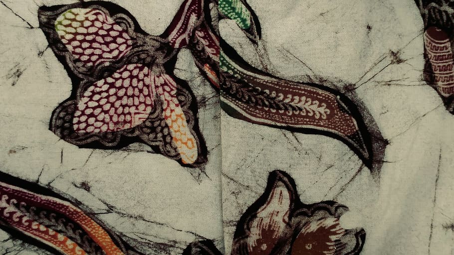 batik, traditional heritage, indonesia, java art, ethnic, material HD wallpaper