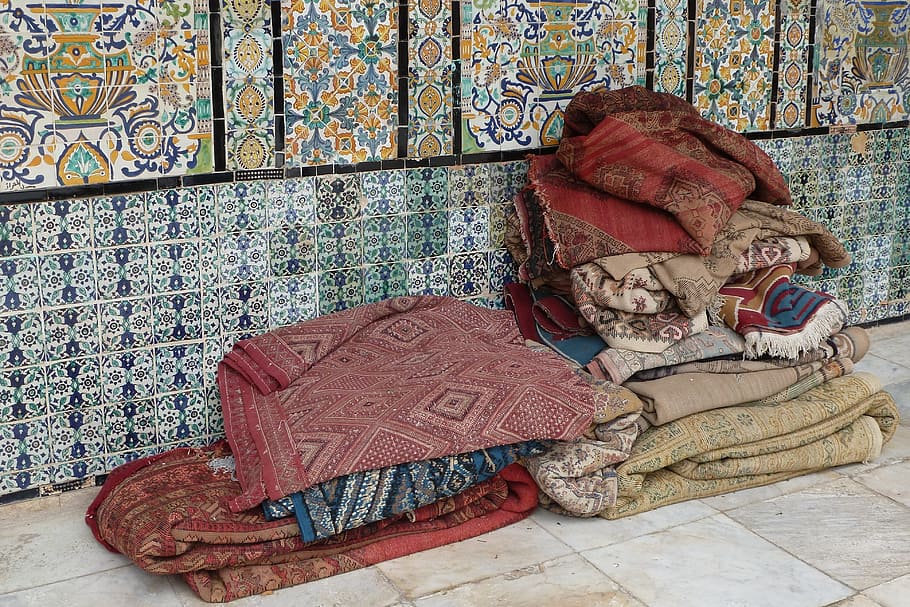 Prayer, Blankets, Mosque, cultures, indoors, no people, day HD wallpaper